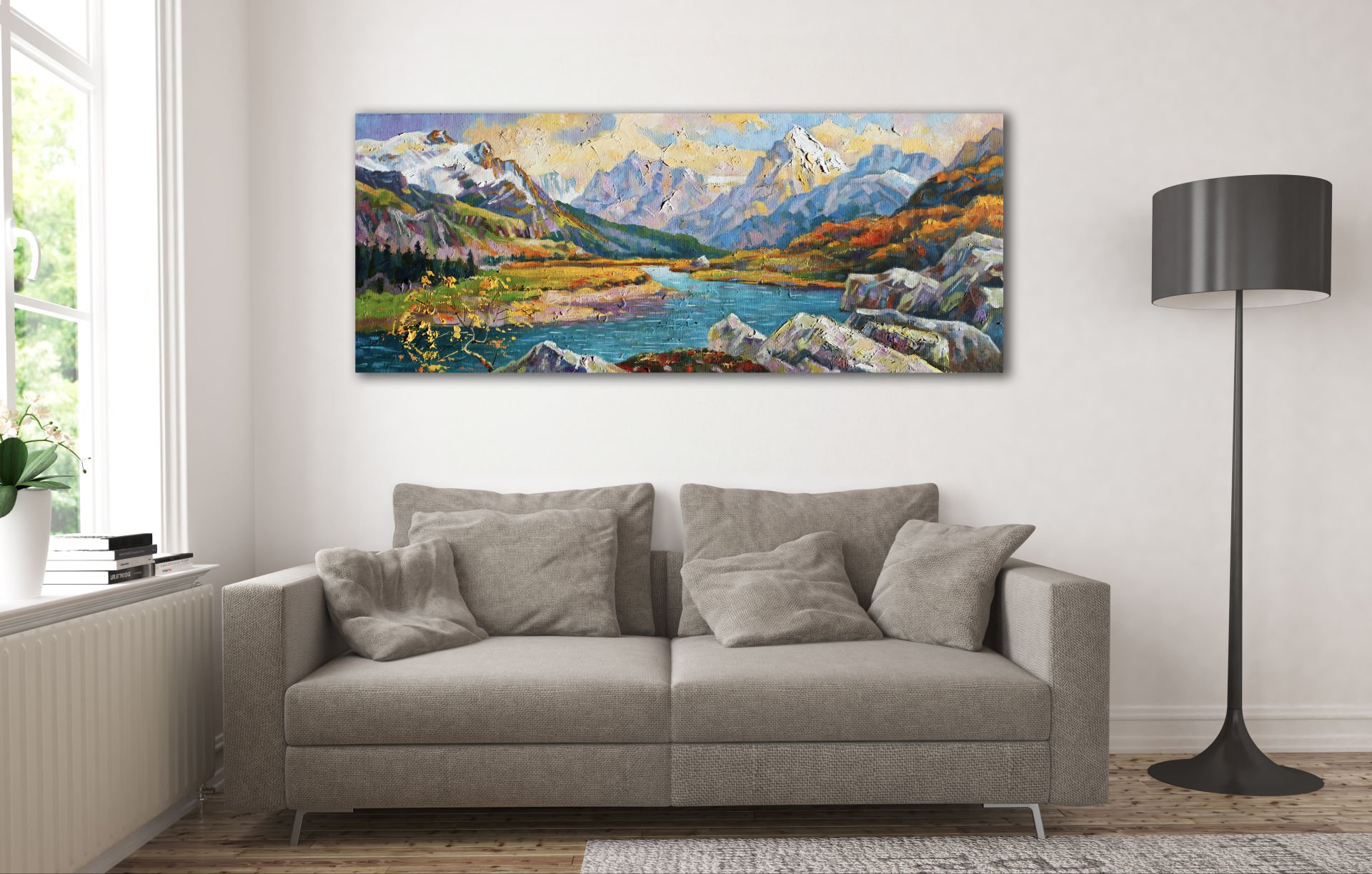 Panoramic Canvas Tablo