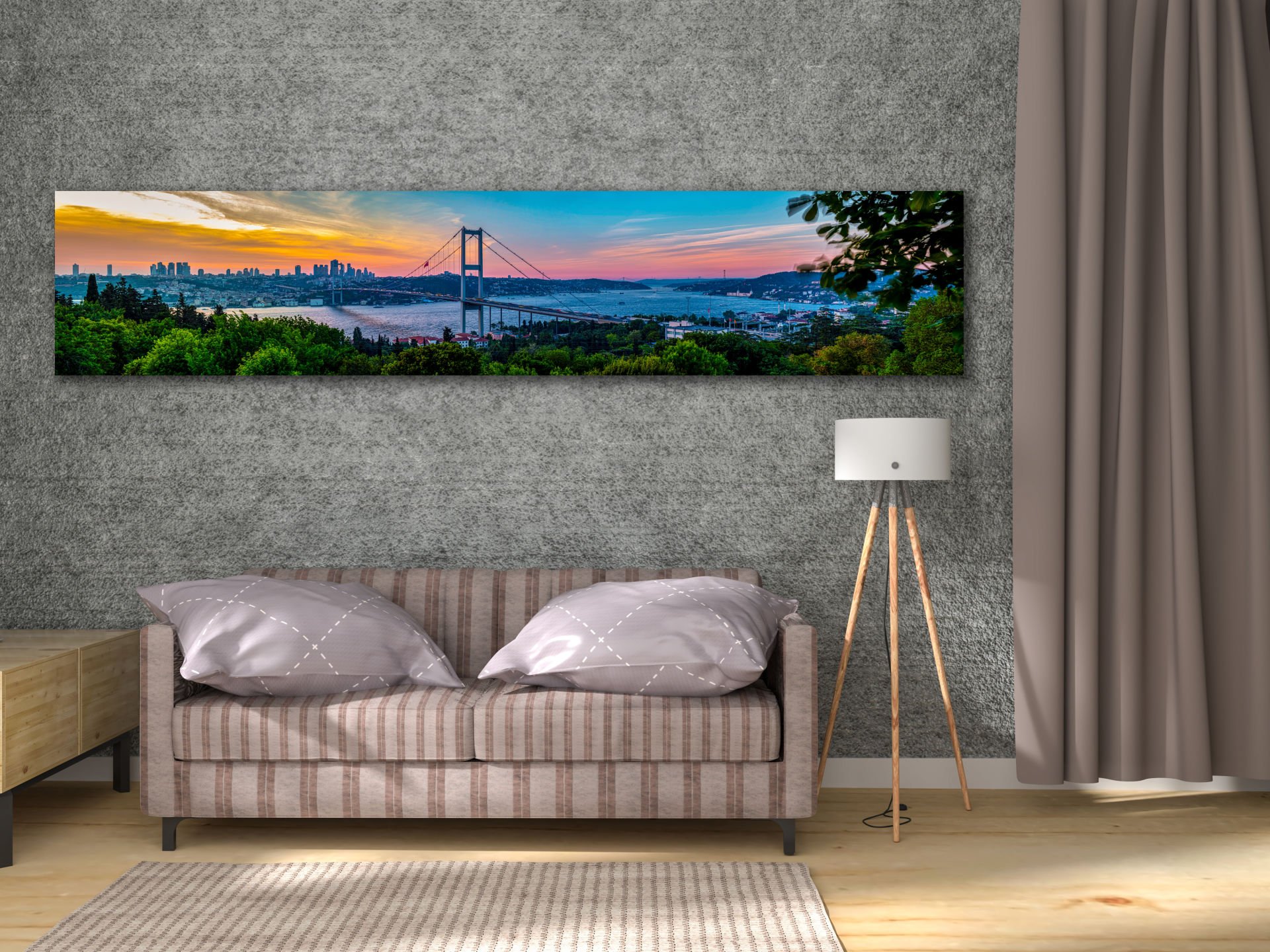 Panoramic Canvas Tablo