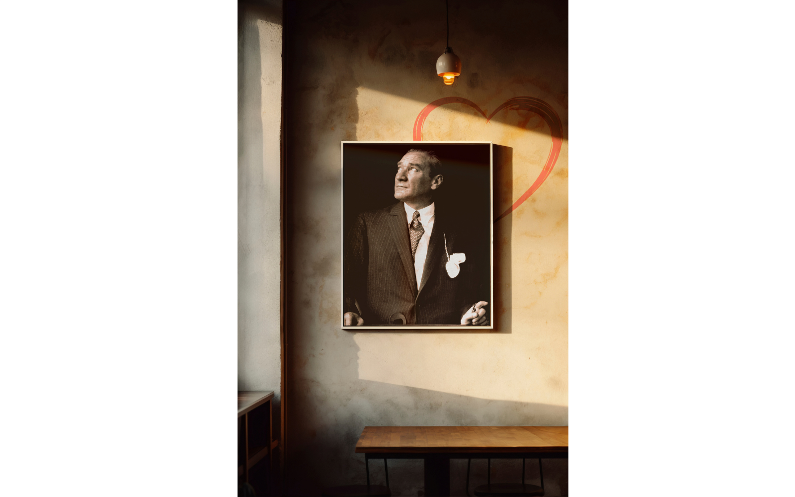 Atatürk Temalı Canvas Tablo